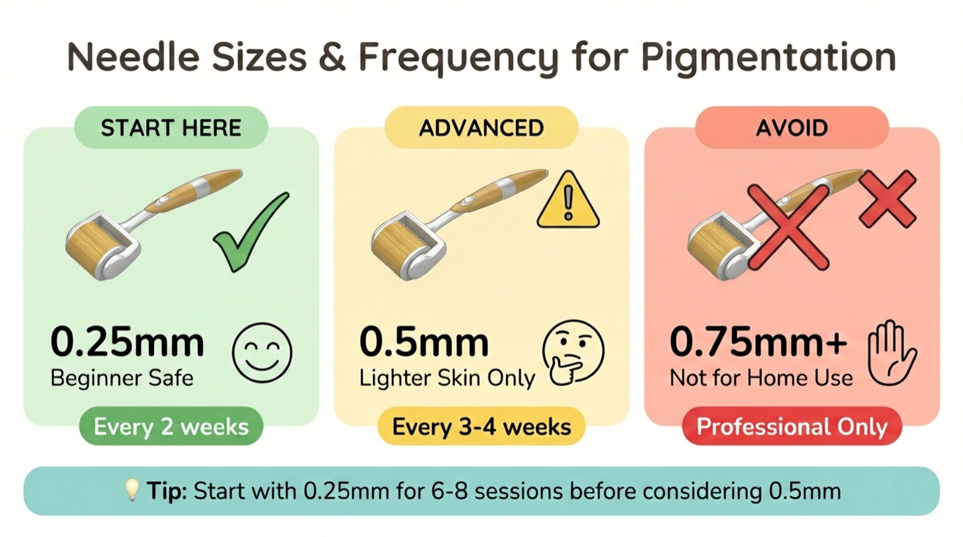Comparison of different hyperpigmentation types - PIH, melasma, sun spots, and post-acne marks